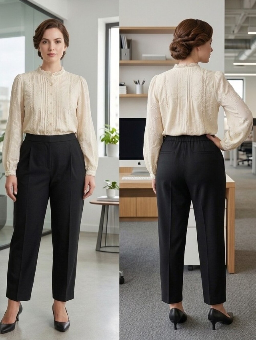 Vince Tapered Pull-On Pants | Chic, Minimal, Size L